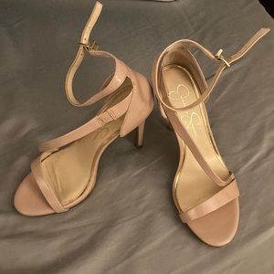 Jessica Simpson blush/nude heels